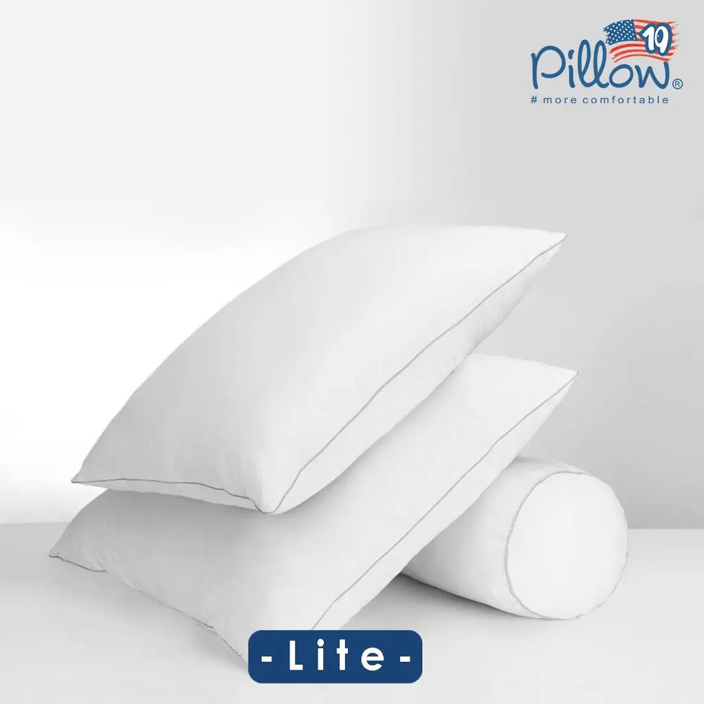Bantal Guling pillow lite /Bantal Guling Tidur Hotel Brendis Berbahan 100% Silicon Standart