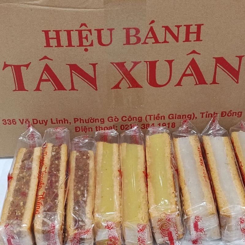  Bánh xà lam dừa Tân Xuân. Combo 3 bánh gần 600g được chọn vị 