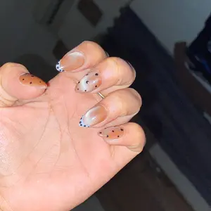 PRESS ON NAILS | FAKE NAILS | 10 PCS SET KUKU PALSU (LEOPARD X CAT EYE MAHOGANY & LEOPARD X PITA)