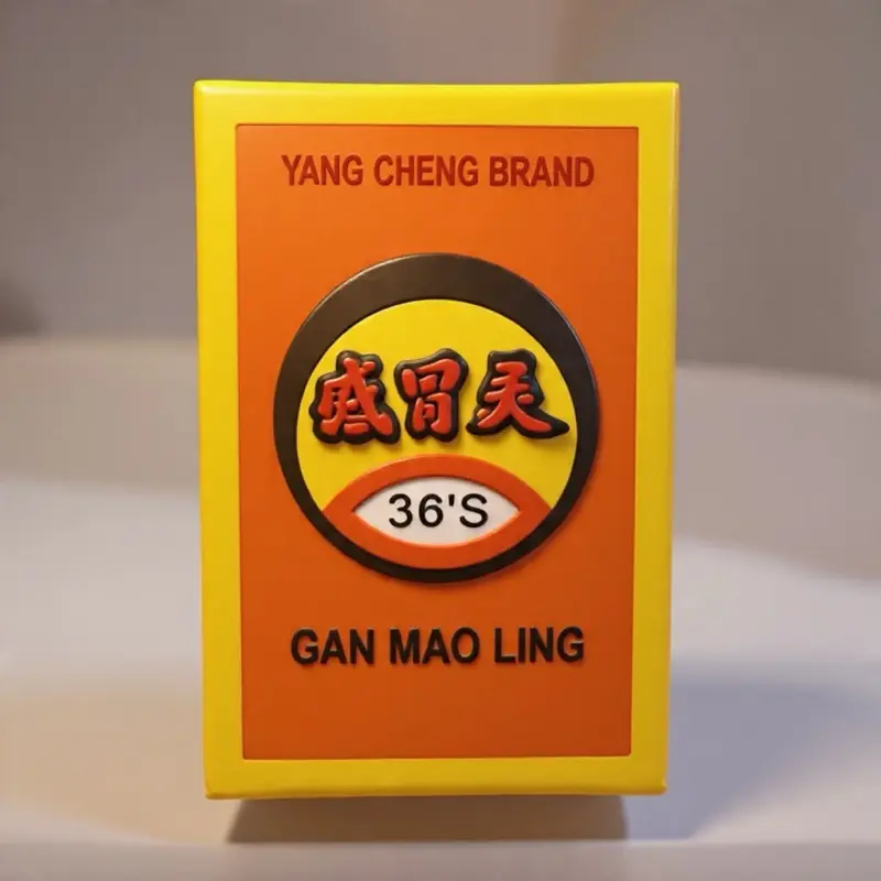 Gan Mao Ling 36'S Obat Panas Dalam Flu Sakit Tenggorokan Nyeri Kepala untuk Dewasa dan Anak 8 Tahun Ke Atas