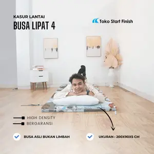 KASUR MURAH LIPAT 4 PATAH TEBAL 5 200 x 90 x 5  / KASUR BUSA LIPAT 4 DENSITY 17 / KASUR MATRAS furniture