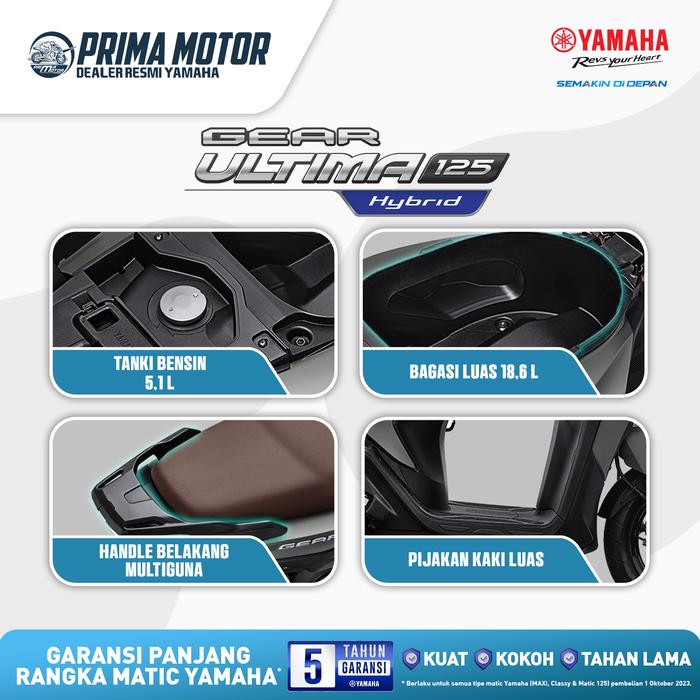 Promo Prima - Yamaha Gear Ultima STD Blue C…