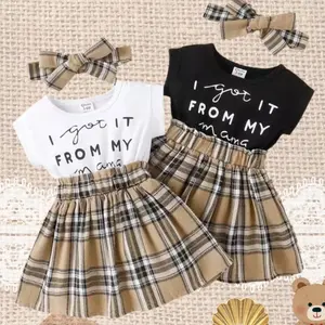 SETELAN DRESS ANAK PEREMPUAN TERBARU USIA 1-5 TAHUN BAHAN KATUN LUCU DAN IMUT DENGAN DESAIN KEKINIAN UNTUK ANAK PEREMPUAN