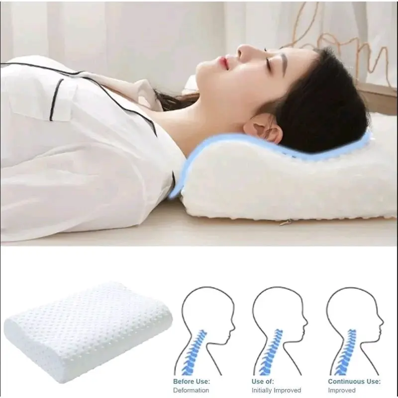 Bantal Kesehatan Leher memoryfoam, lembut, ramah untuk kulit, dan nyman Bed