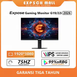 Monitor IPS dengan Sudut Pandang Lebar 19/22 Inci 75Hz, HDMI+VGA, Mendukung PS3/PS4/Xbox, Cahaya Biru Rendah, Tidak Berkedip, Garansi Tiga Tahun
