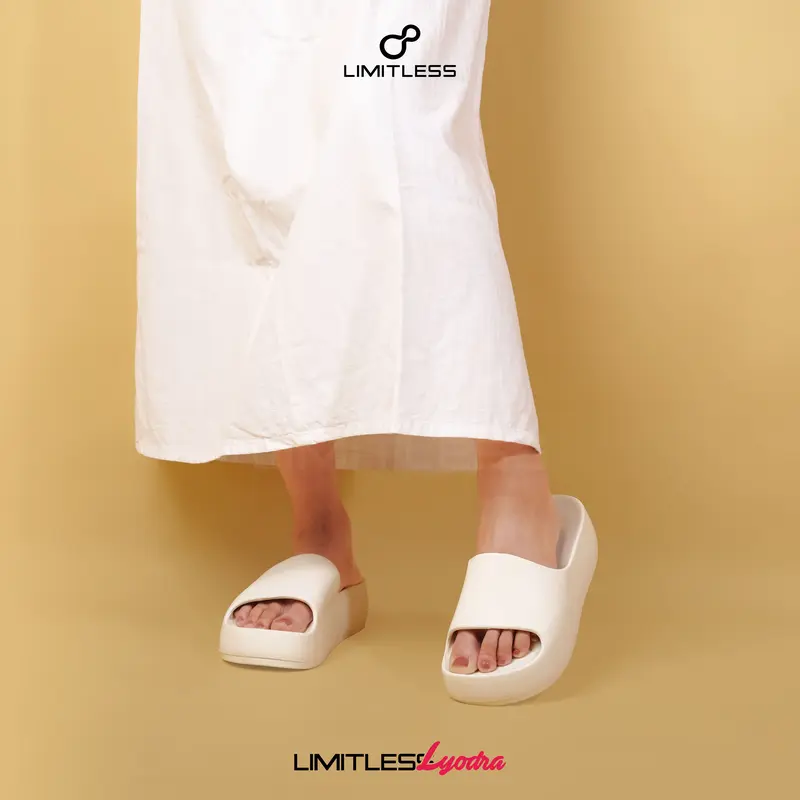 Sandal Wanita Slop Mewah skena  Sendal Cewe LYODRA Korea Fashion Imut Hak Tinggi Kekinian Empuk Shoes Cewek Dewasa Wedges Sendal pesta Ringan sepatu 6