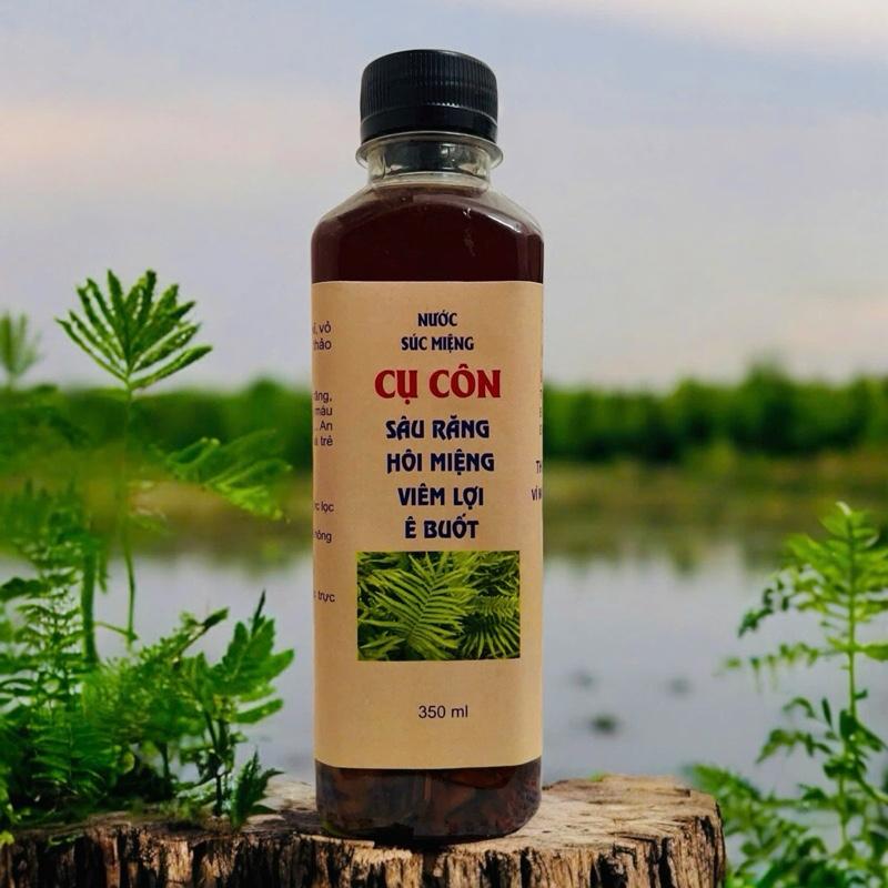  1 trai nước súc miệng thảo dược cụ côn  350ml  hỗ trợ vệ sinh răng miệng mỗi ngày 