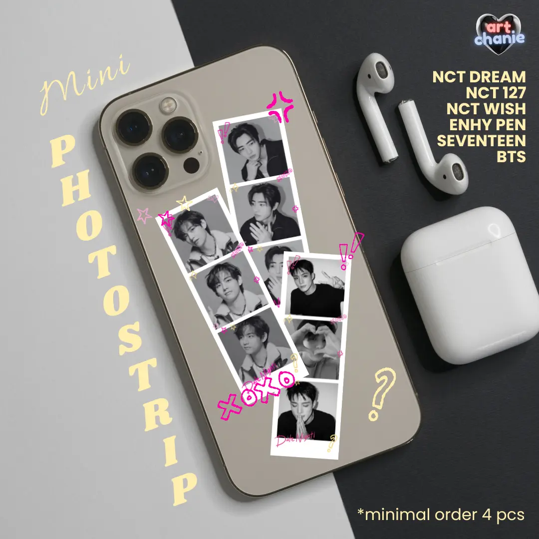 BTS ENHA SEVENTEEN NCT DREAM NCT 127 NCT WISH MINI PHOTOSTRIP / BOOKMARK KPOP BOY GROUPS