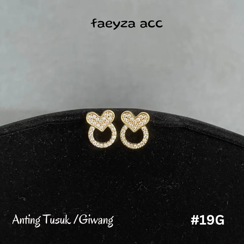 Anting tusuk anting giwang wanita anti karat anti luntur ( gabung) 2