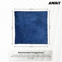 Gambar Aniki Microfiber Edgeless Premium Quality 420Gsm 40Cmx40Cm - Kain Lap - Abu-abu, All Size dari MITECH IDN Kota Tangerang Selatan 3 Tokopedia