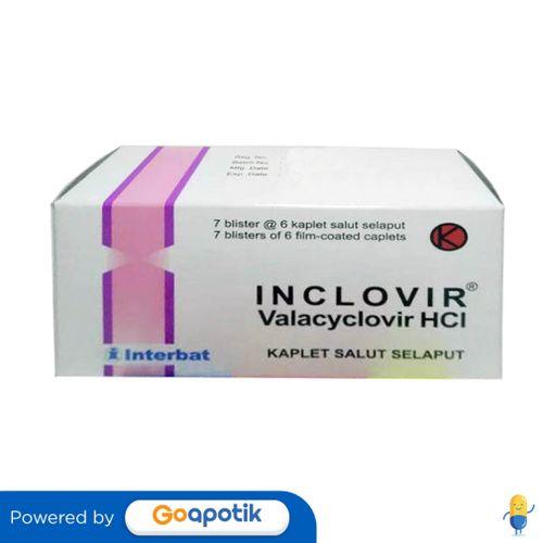 INCLOVIR 500 MG BOX 42 KAPLET