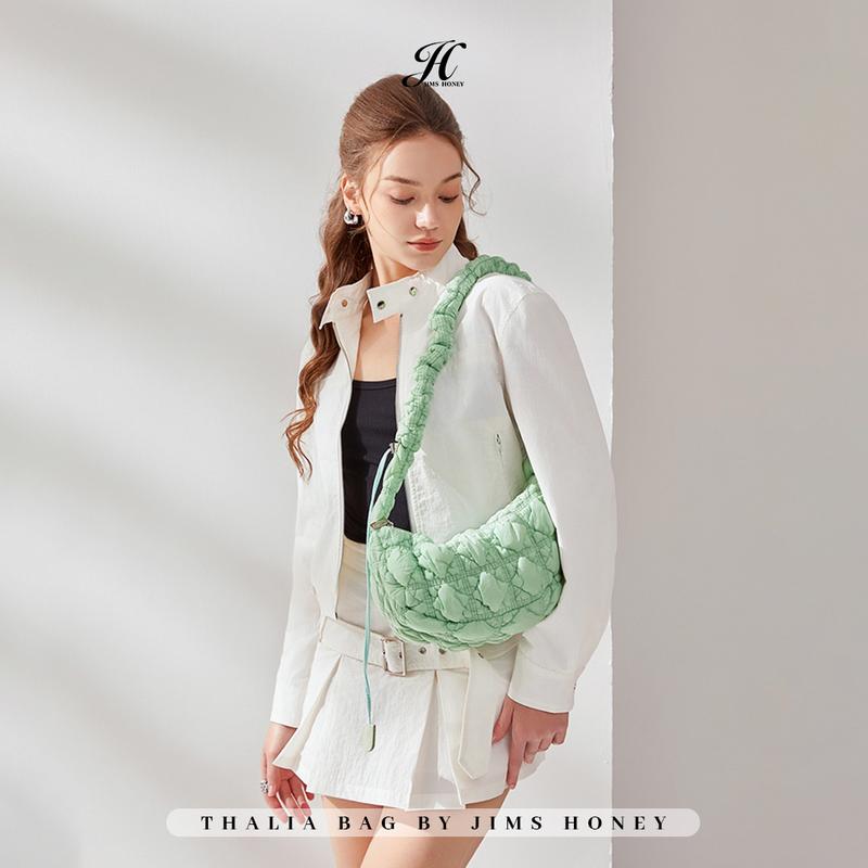 JIMS HONEY Tas Wanita Thalia Bag Tas Selempang Puffy Sling Bag Kulit 6