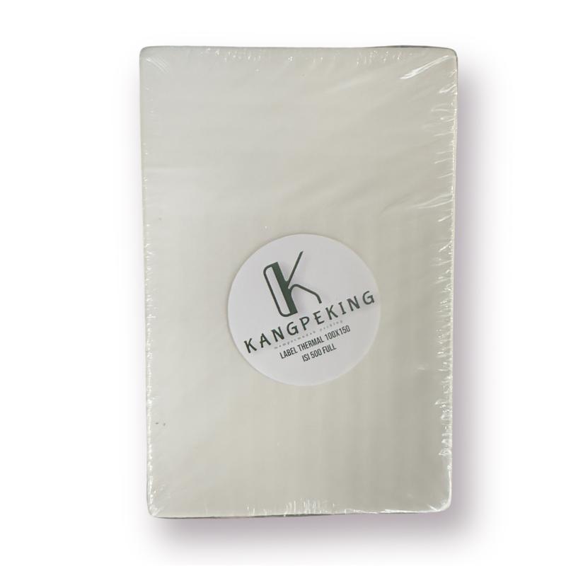 Kertas STIKER LABEL Roll Lipat  isi 500 pcs ukuran A6 100 x 150 mm Thermal Paper 3