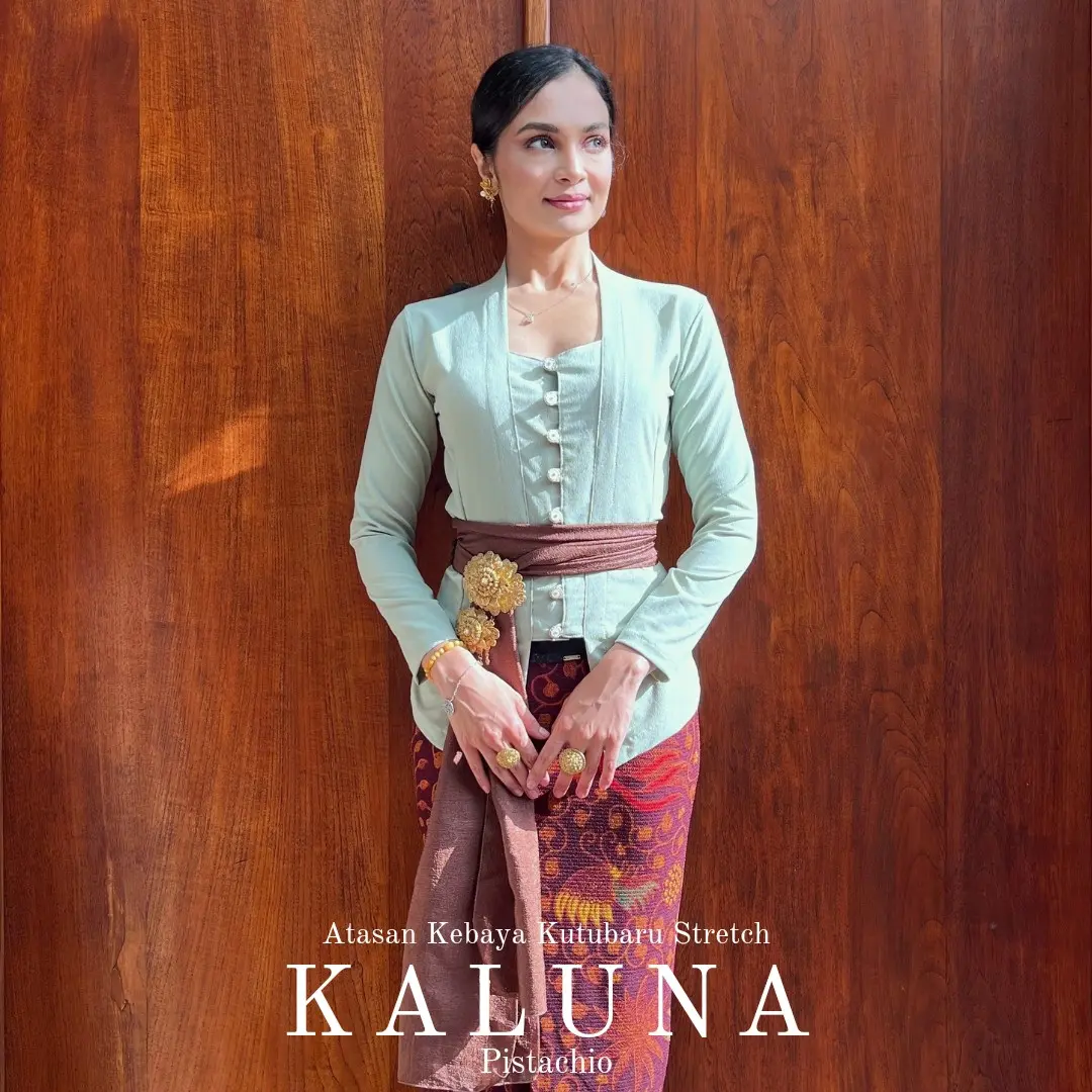 Atasan Kebaya Kartini Stretch Lengan Panjang Kaluna
