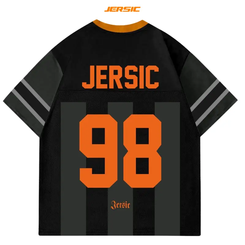 JERSIC JERSEY 98 Kaos Number series Oversize Pria Wanita Jersey OOTD Series Retro Vintage Y2k Korean Style Kpop Baseball Hockey Futsal Outfit Skena Baju Angka Huruf Nomor Aesthetic Pakaian Olahraga Sport 1