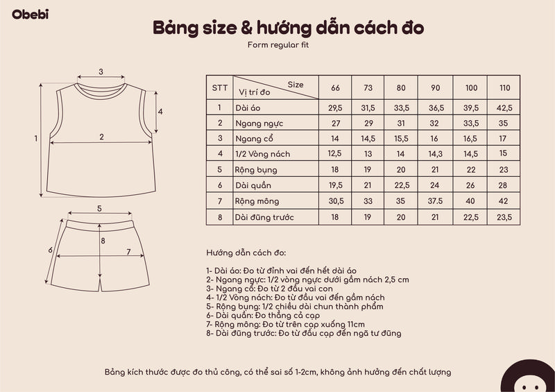 Product Introduction of BC279 Bộ Quần Áo Ba Lỗ Cotton Gân Chống Tia UV Thời Trang Hè Cho Bé Obebi 12