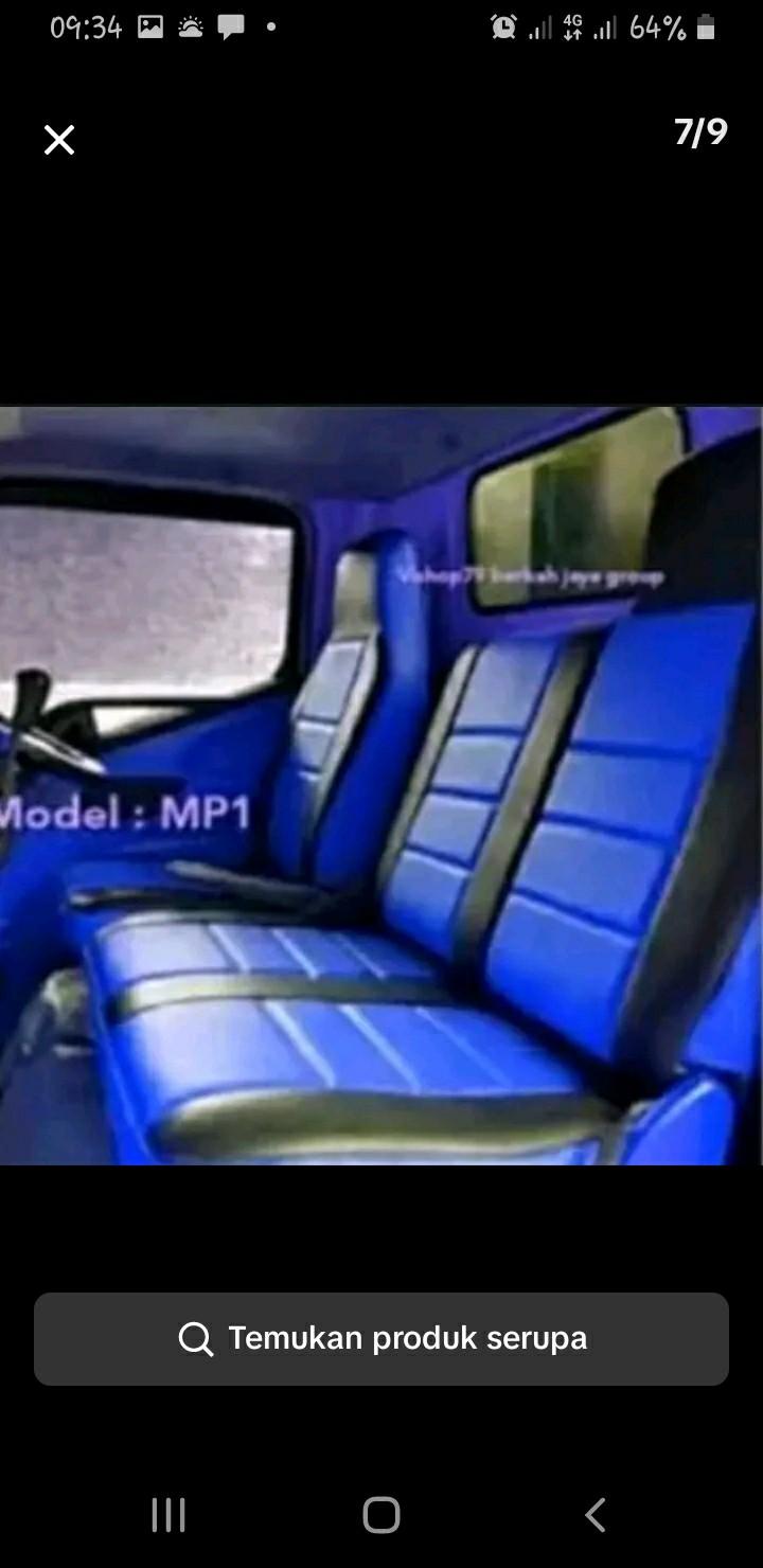 Product Introduction of sarung jok cover jok mobil truk canter ful busa desain simpel dan elegan Car kendaraan mudah di pasang 5