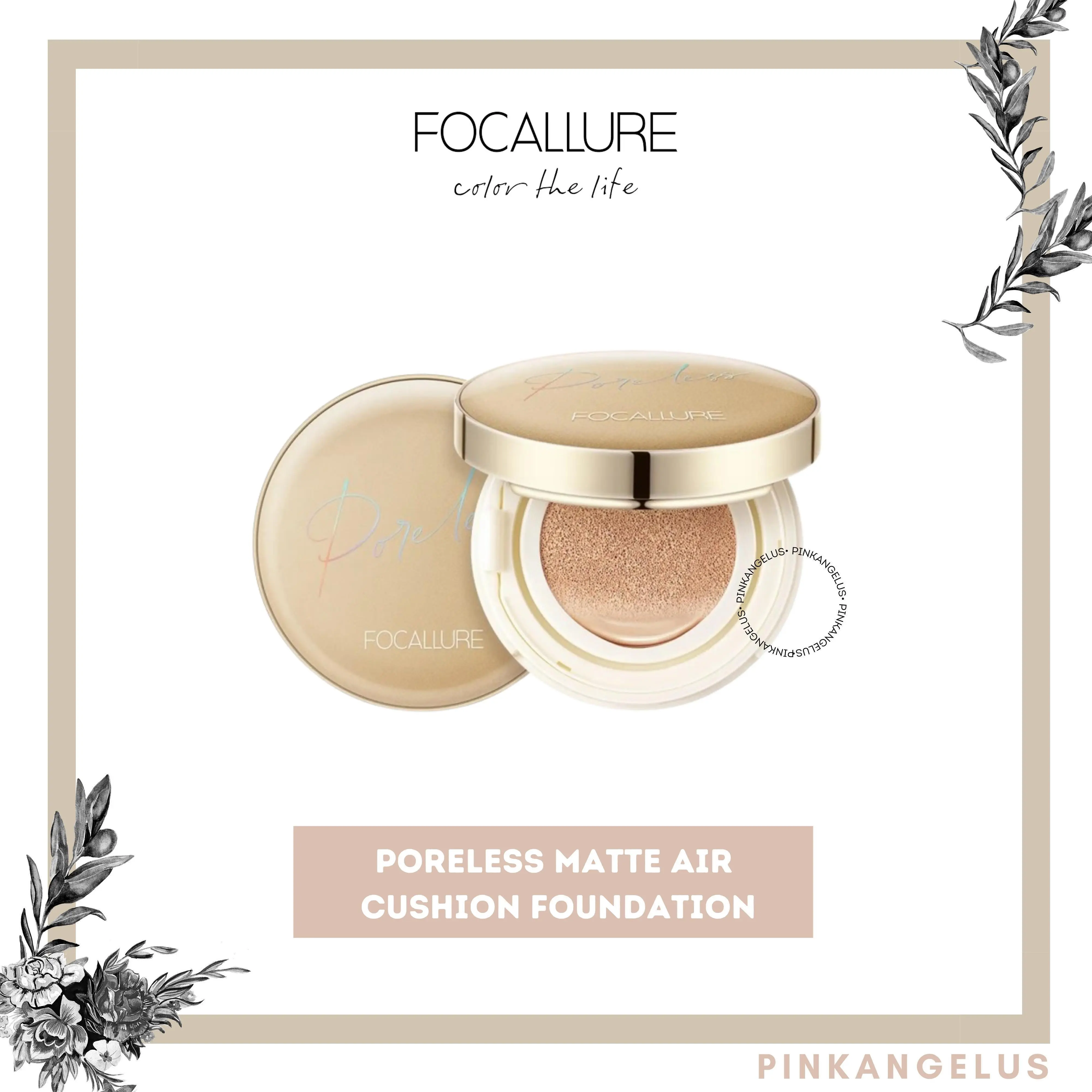 FOCALLURE Poreless Matte Air Cushion Waterproof Foundation
