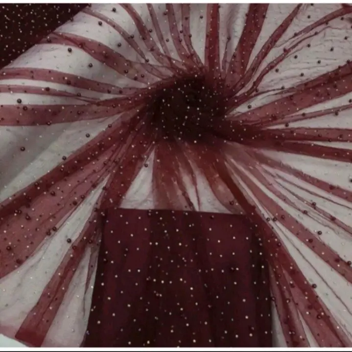 Tile mutiara zeroski Bahan kebaya dan gamis( harga per 1m )COD 3