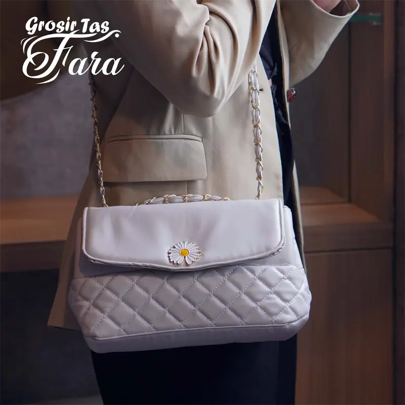 shofia Bag - Tas Selempang Wanita Slingbag Tas Cantik Simple Murah Hitam Coklat Murah 2
