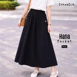 MANASIKANA Hana Pocket Rok Anak Perempuan Katun by.SohwaQila