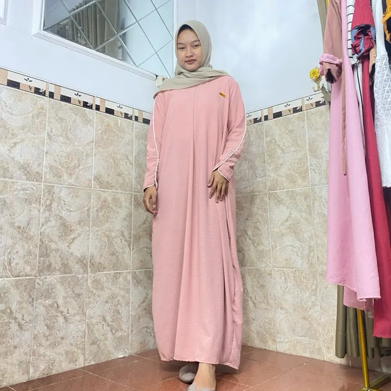 Gamis Wanita Random Live Bahan Adem Nyaman 6