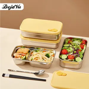 Dejavu Kotak Bekal Tempat Makanan Anak Plastik Lunch Box Kotak Bekal Makan Siang Sekat Anti Tumpah HMB147