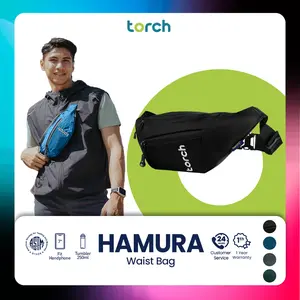 TORCH Hamura Tas Pinggang Selempang Ringan Anti Air Pria Wanita - Waistbag Sling bag Cross Body Waterproof