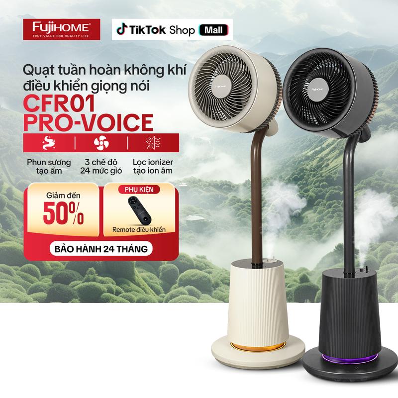 Quạt tuần hoàn không khí thông minh, ra lệnh giọng nói Fujihome Luxury…