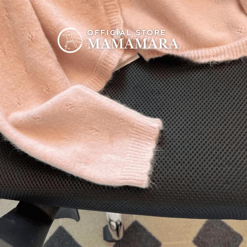 MAMAMARA - Cardigan Rajut Wanita Cherry Sweater Atasan Top Knit Halus Knitwear Pastel 7