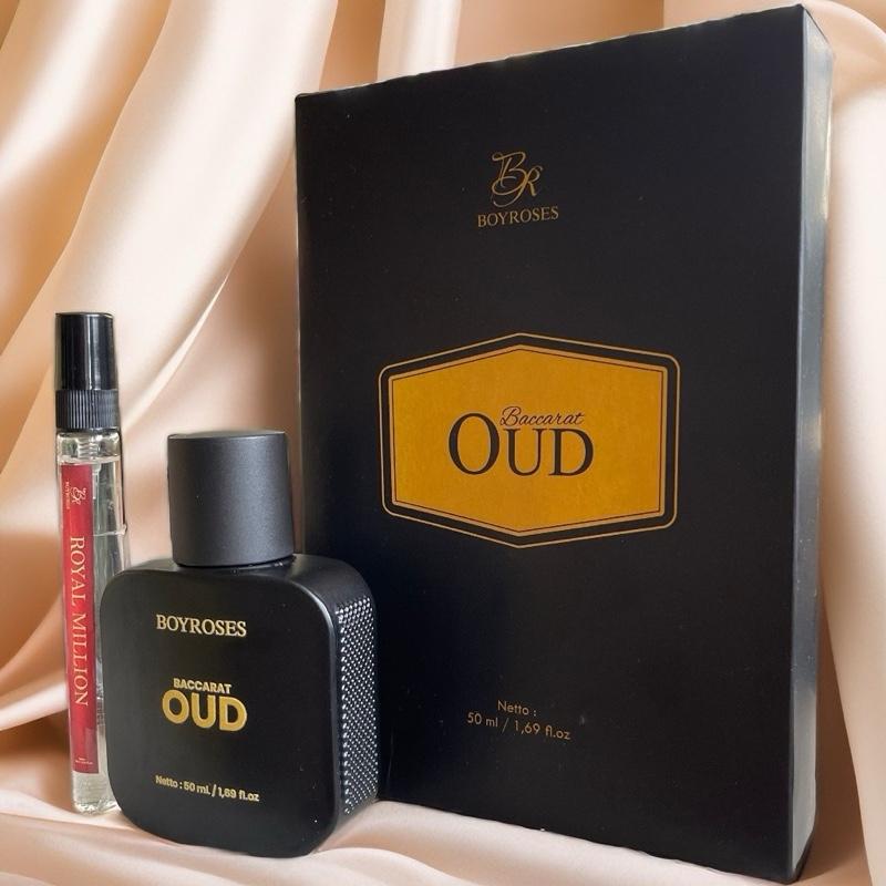 Parfum Boyroses Baccarat Oud 50ml Cowok Pria Wangi Woody Mawar Musky Elegant 2