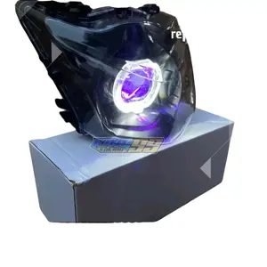 REFLEKTOR LAMPU DEPAN H-BEAT KARBU PLUS BILLED 2,5 INCI VARIASI WARNA BEAT 2008-2012 Motorcycle Proji