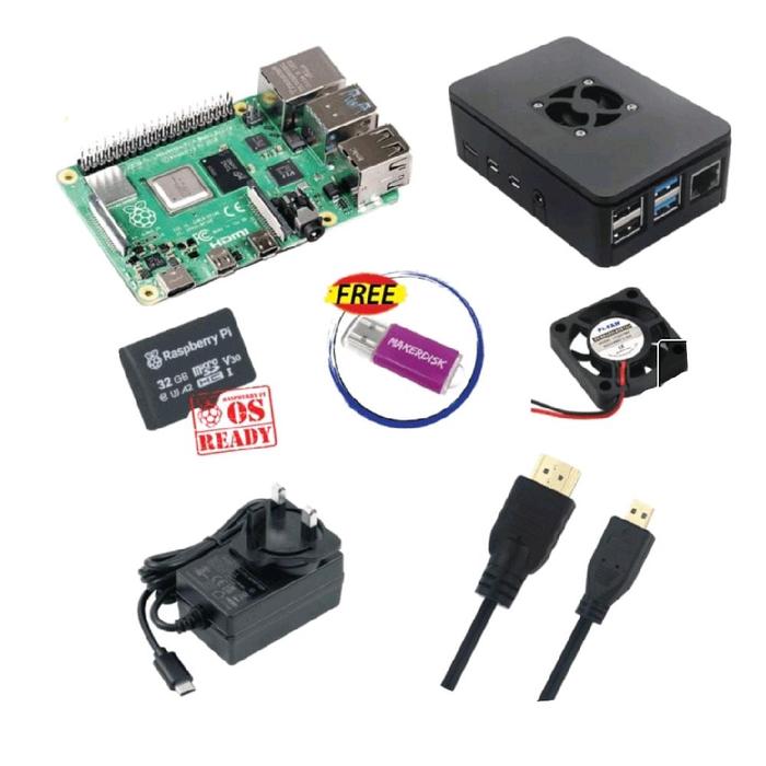 Jual Raspberry Pi Jual *Paket/Board* Raspberry Pi 4 Model B - 2GB/4GB/8GB - 4GB, Desktop ...
