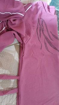 Product Review of Azkya Dress  Gamis Cringkle Airflow mix Swarosky premium Wanita Muslim Kain Crinkle Flowy Nyaman Panjang Wudhu Lebaran Simple from M**a 0