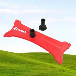 Golf Power Launch Set Portab Launch Pad + 2 Black Golf