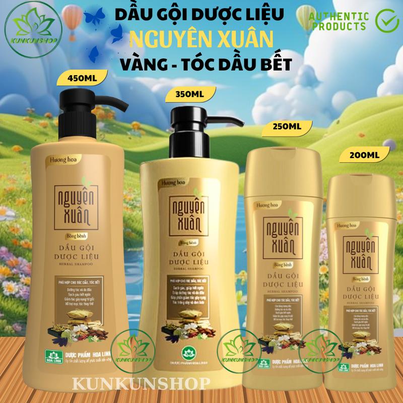 Hoa Linh Dầu Gội Nguyên Xuân Bồng Bềnh Chai Lớn Tiện Dụng Tiết Kiệm Hơn Cho Da Đầu Dầu Giảm Rụng Tóc & Ngừa Nhờn Mới