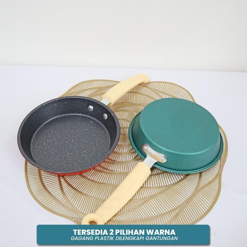 Product Introduction of 【COD】Teflon Serbaguna wajan Omlet egg fry pan Frypan 18cm Panci Wajan Anti Lengket 1