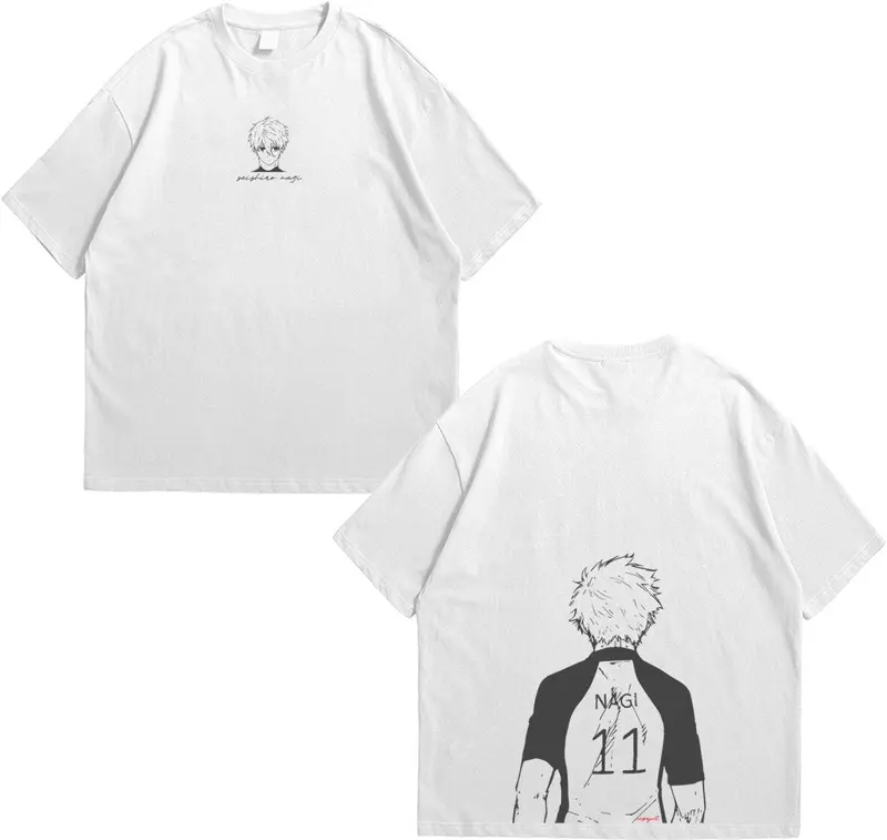 [ANIME OVERSIZE] KAOS SEISHIRO NAGI  - OVERSIZE COTTON Katun Keren Distro 0