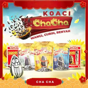 Chacha Melon Seeds 100g Original Caramel Coconut Salted Fresh & Crunchy Cemilan Sehat HALAL