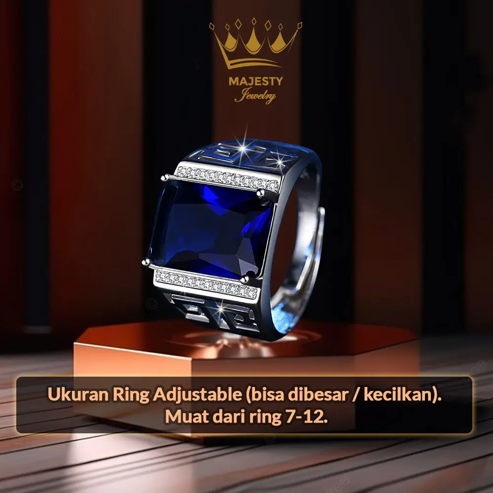 Vico Ring Bisa COD & Bisa Gratis Ongkir Cincin pria eksklusif nyaman dipakai anti luntur desain mewah eksklusif bonus kotak