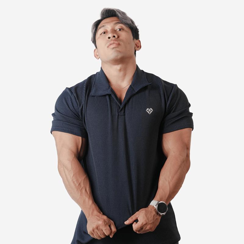 Polo Motion Knit - All In Chris Putra - Premium Mango Knit T-Shirt Pria Oversize Baju Knit Pria Casual Comfortable 1