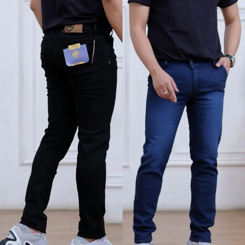 PAKET HEMAT Celana Jeans Pensil Slimfit Pria Beli 1 Gratis 1 dapat (2pcs) 5