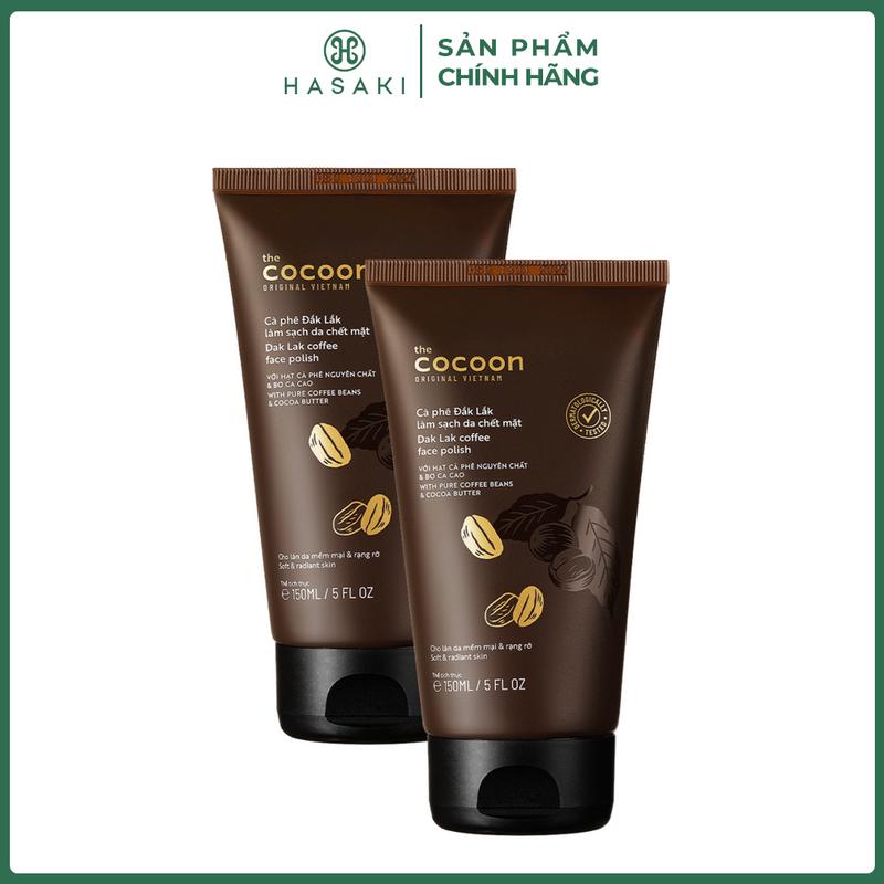 Combo 2 Tẩy Tế Bào Chết Da Mặt Cocoon Cà Phê Đắk Lắk 150ml | HASAKI BEAUTY 
