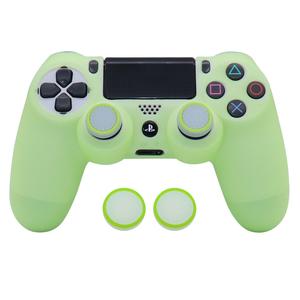 Funda para control de juego que brilla en la oscuridad para PS4 PS5 Xbox One Series S X, accesorios de cubiertas de silicona para control