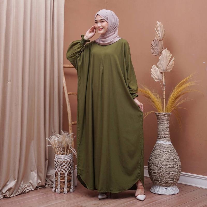 Gamis Kaftan Jumbo Gogo Sakdres Kaftan Jumbo Rayon Panjang 7