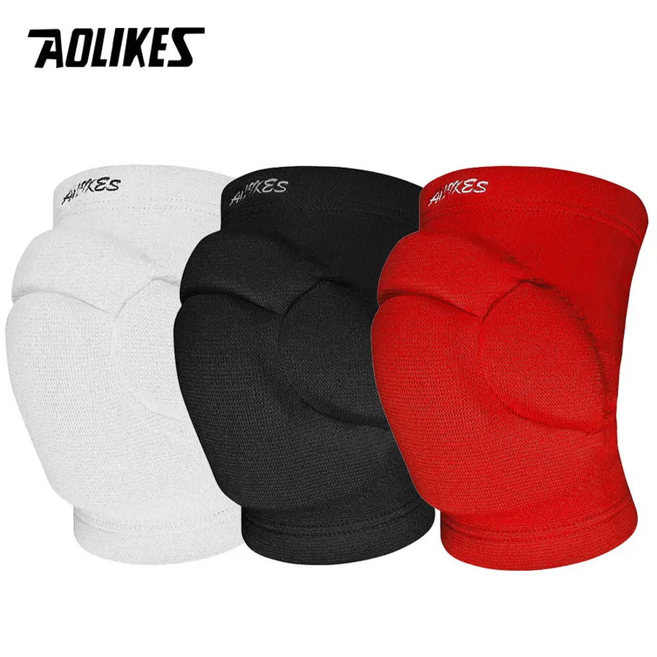 Bảo vệ đầu gối thể thao, AOLIKES, 1 cặp, Thích hợp cho bóng chuyền, Đệm đầu gối thể thao dày, Lý Tưởng cho khiêu vũ, Yoga và thể dục