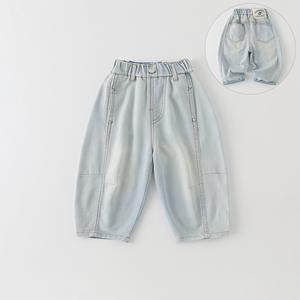 SCBEBE  ミニマリスト キッズデニム ゆったりフィット＆白タグ デイリーユース