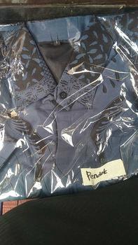 Product Review of Batik Barata 2 katun slimfit kemeja denim pria premium Formal Motif Nyaman Panjang Kain Kerja Baju Hitam Biru Hem Casual Pendek Kantor Navy Cowok Distro kemeja  paspampres  original from I**k 0