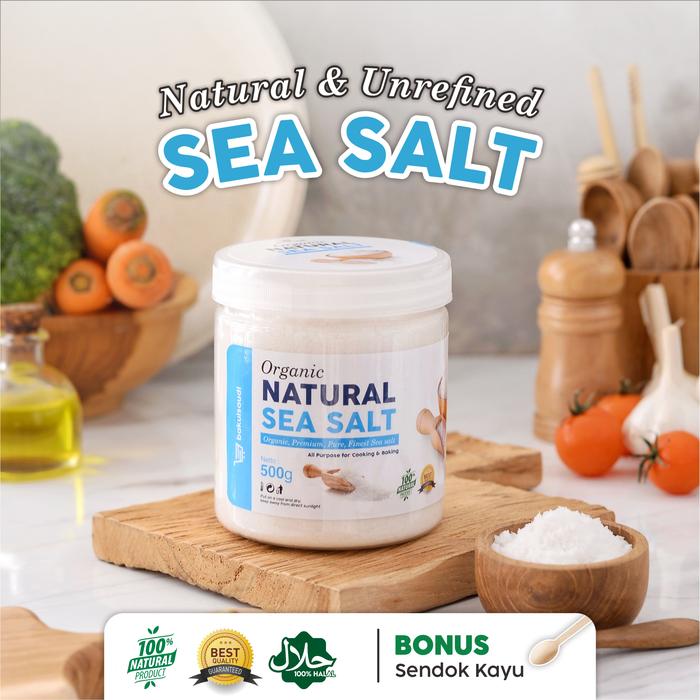 Promo Sea Salt Pure Organic Garam Laut Alami Premium Natural Asli 100% ...