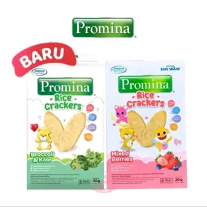 Promina rice crackers brokoli & mix berries